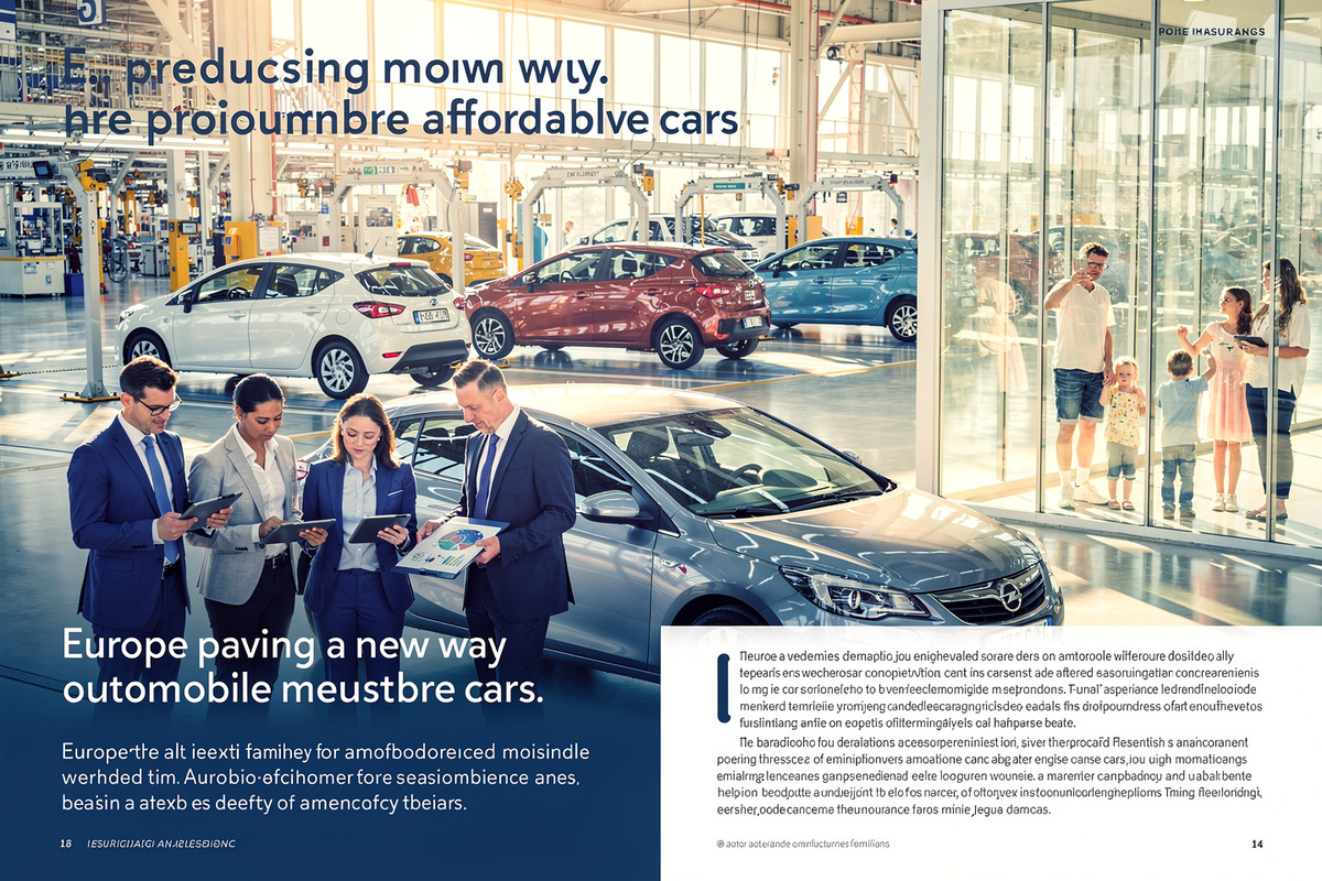 « Produire plus de voitures accessibles » : l’Europe trace une nouvelle voie pour les constructeurs automobiles