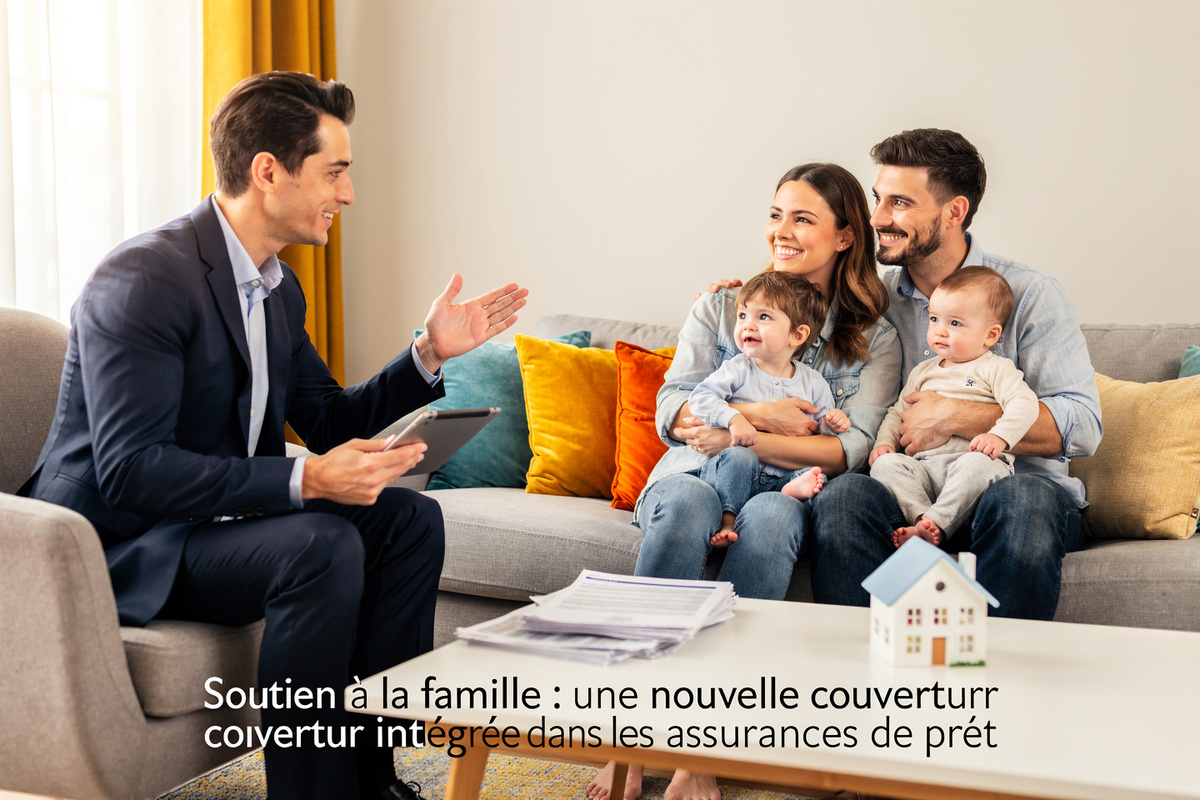 Soutien à la famille : une nouvelle couverture intégrée dans les assurances de prêt