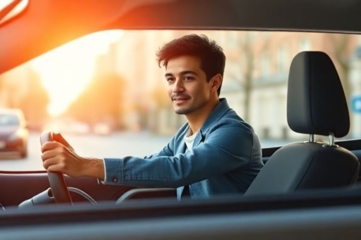 Assurance auto pour jeune conducteur avec petite voiture de ville