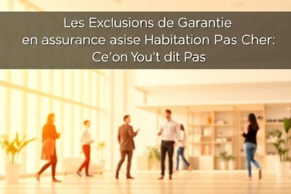 Les Exclusions de Garantie en Assurance Habitation Pas Cher : Ce Qu'on Ne Vous Dit Pas