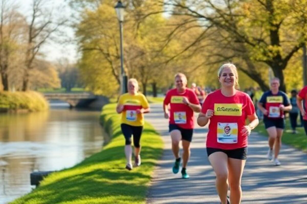 Au Parc des Rives de l’Aa, la Jonquille pour Curie se mobilise : chaque kilomètre compte dans la lutte contre le cancer
