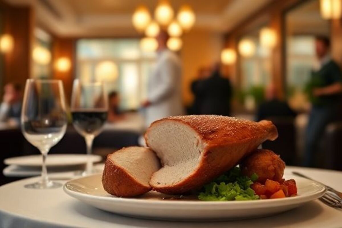Un demi-poulet à prix exorbitant dans un restaurant français de New York suscite la controverse