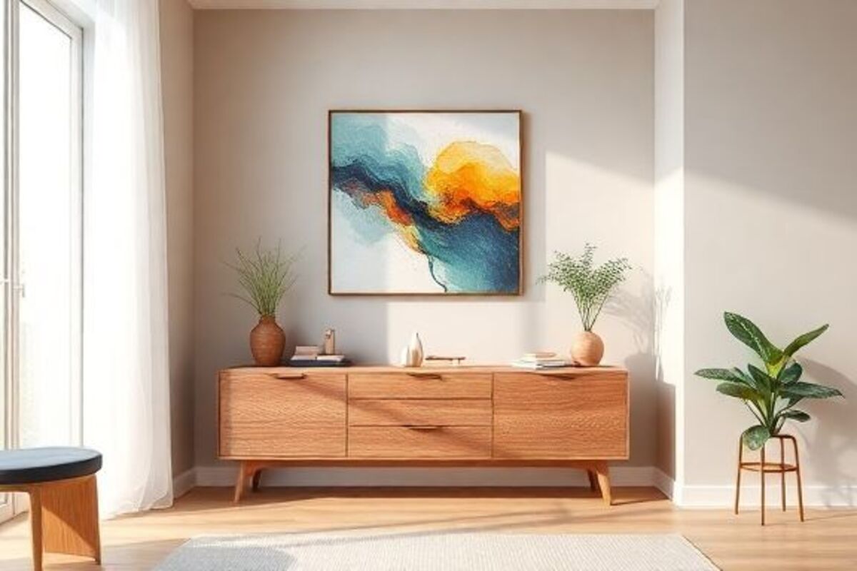 Ce meuble compact Atmosphera à moins de 70 € va surprendre vos invités : ils croiront voir une œuvre d’art !